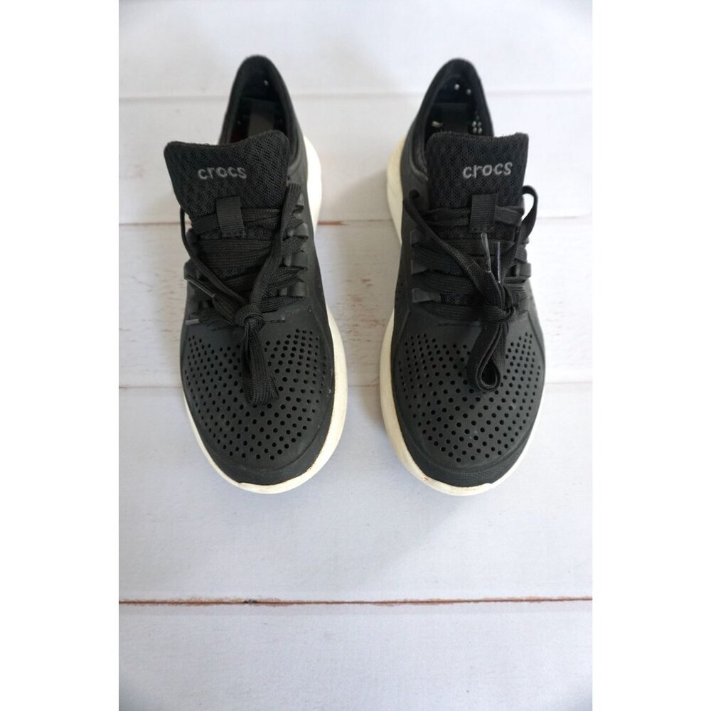 Crocs Women's Literide Pacer Lace-up Sneakers - Size 8 - Picture 1 of 10